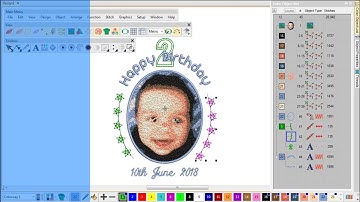 Auto-digitizing photos in EmbroideryStudio