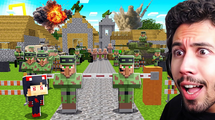 اكتشفنا قاعدة عسكرية غريبة للقرويين في قرية ماين كرافت !!؟