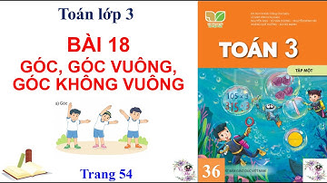 Toán  lớp 3 | Bài 18: Góc, góc vuông, góc không vuông | Cô Thu | #36