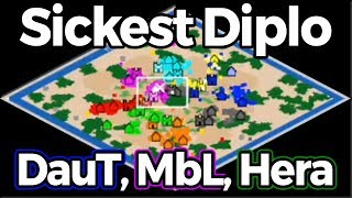 Sickest AoE2 Diplo | DauT, MbL, Hera & More!