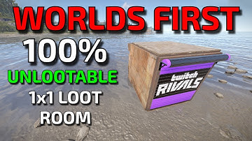 Worlds First 100% Unlootable 1x1 Loot Room in Rust