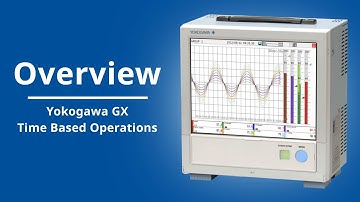 Time Based Operations overview : Yokogawa GX data recorder