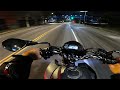 Motovlog na madrugada  de fan 160 com escape dore