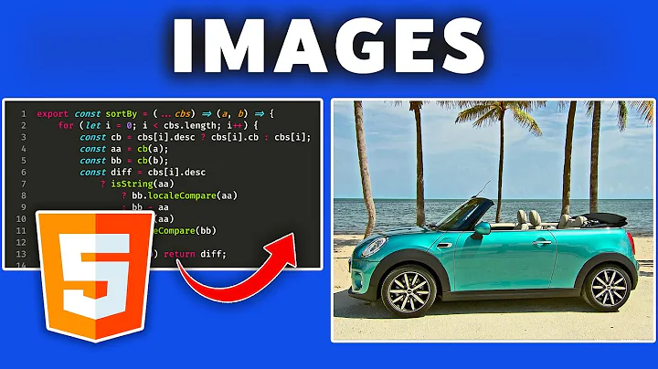 Lean HTML Images in 8 Minutes 🚞 | Put Images on Webpage
