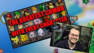React to: The Greatest Combo With Every Character in Super Smash Bros Melee