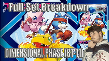 Digimon TCG | Dimensional Phase BT-11 Full Set Breakdown | The Good & Bad Cards of this set!