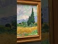 National Gallery LONDON: Van Gogh painting &#39;Wheat Field with Cypresses&#39; #shorts #london #art