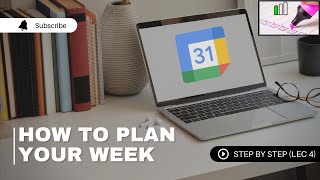How to plan your week | Google Calendar, Any.do and XMind screenshot 5