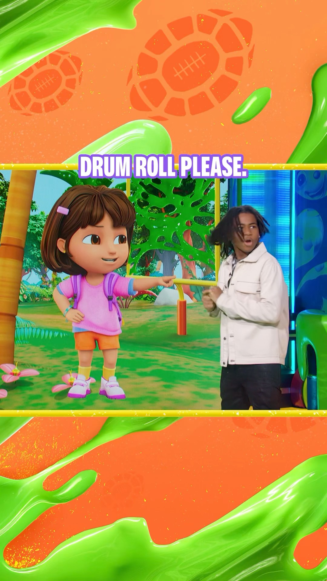 Young Dylan and Dora are back on SlimeTime! ? ?