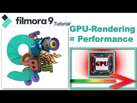 Performance erhöhen durch GPU-Rendering - Hardwarebeschleunigung / Filmora9 Tutorial
