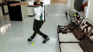 HEEL TOE J TURN - INLINE FREESTYLE SKATING. LEVEL-3 TRICK. SLALOM.