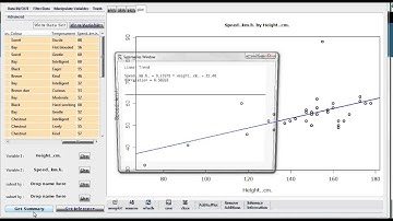Fitting a trendline using iNZight