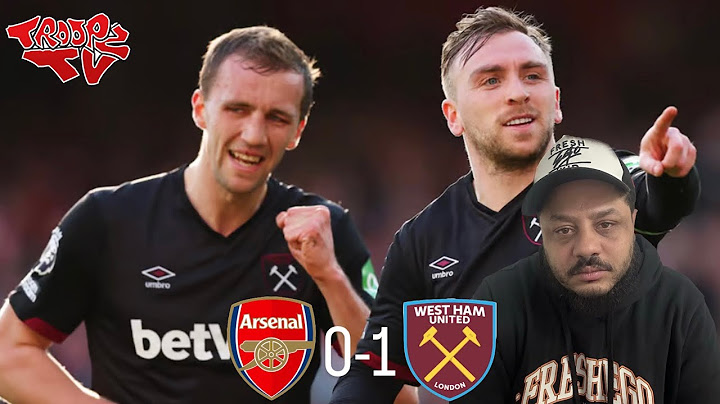 🤬 Arsenal 0-1 West Ham | Troopz Match Reaction | IT'S OVER!! 🤬