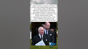 King Charles and Prince William Step Out Together in Rare Public Appearance | Thu News⚡