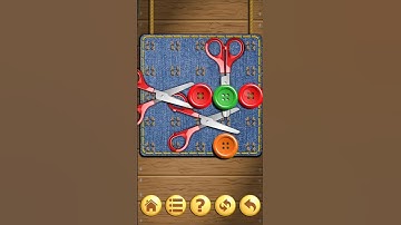 Button and Scissors | 5*5 | Level 303 #youtube #youtubeshorts #shorts