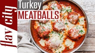 How To Make Cheesy Ground Turkey Meatballs - Keto & Gluten Free