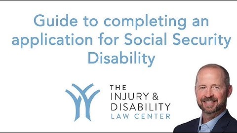 Guide to Online Application for Social Security Disability