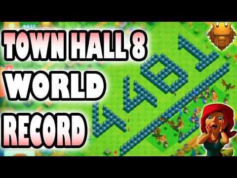 clash of clans attacking other players is temporarily disabled Clash of Clans - TOWN HALL 8 WORLD RECORD!