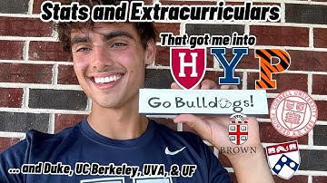 How I got into 6 Ivy League Universities! Stats and EC