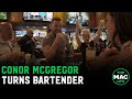 Conor McGregor buys an entire bar a drink of Proper 12