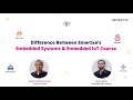 Difference between embedded systems and internet of things iot course  emertxe course career