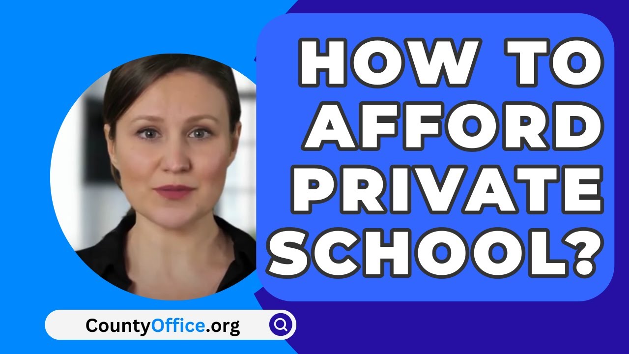 How To Afford Private School YouTube
