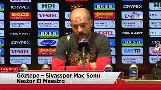 Göztepe Sivpor Maç Sonu Nestor El Maestro