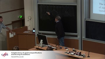 Askold Khovanskii: Complex torus, its good compactifications and the ring of conditions