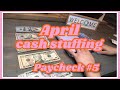 CASH ENVELOPE STUFFING | APRIL 2021 | PAYCHECK #5|