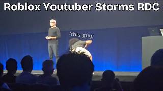 Roblox YouTuber Storms RDC Stage LIVE