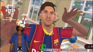 Ishowspeed Pressed Messi On Vr Chat