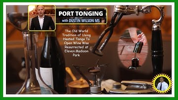 Restaurant Training Video  (The Old World Tradition In Opening Wine (Port Tonging)