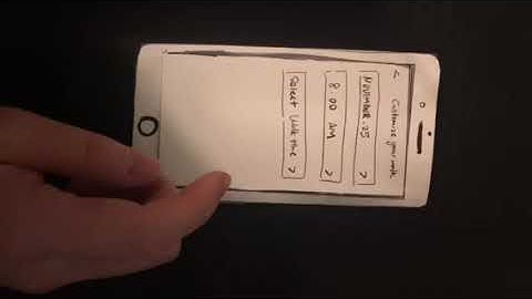 paper prototype video