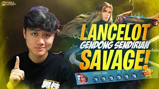 Lancelot Jeje Gendong Tim + Savage Fast Hand On Point Gameplay! - Mobile Legends Indonesia