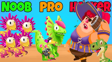 Dino Bash Noob vs Pro vs Hacker: The Ultimate Defense Showdown!