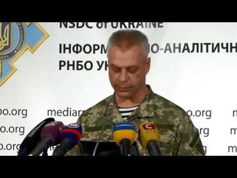 Andriy Lysenko. Ukraine Crisis Media Center, 16th of October 2014