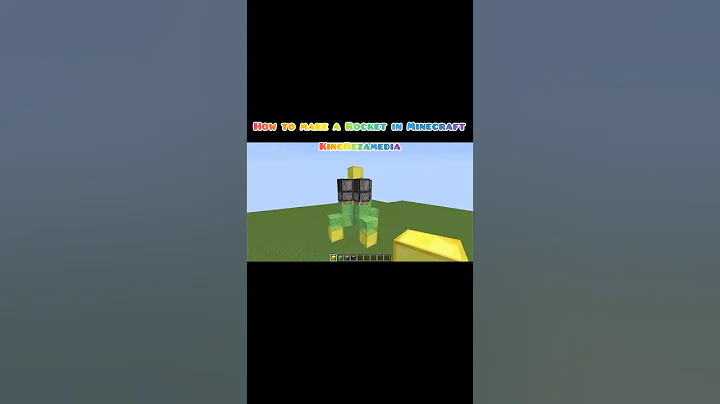 How to make a Rocket in Minecraft ( It work )