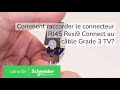 Comment raccorder le connecteur rj45 resi9 connect au cble grade 3 tv   schneider electric