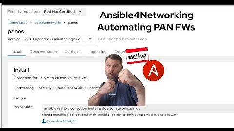 Ansible for PANOS firewalls Meetup and Demo