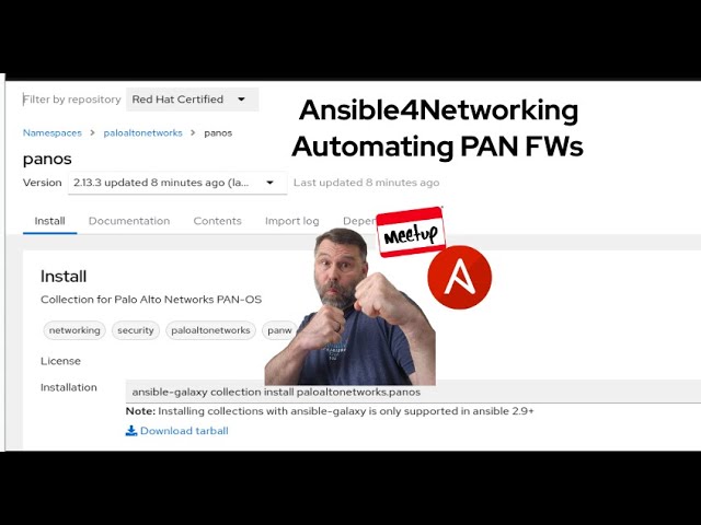 Ansible for PANOS firewalls Meetup and Demo