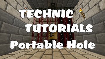 Technic Tutorials #88. Portable Hole