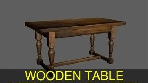 3D Model of WOODEN TABLE (MEDIEVAL) Review