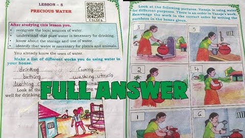 || class 2nd EVS|| lesson -5 precious water||#education #class2 #class2evs