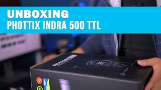 Phottix Indra 500 TTL Unboxing with Physical Comparison to Paul C. Buff Einstein