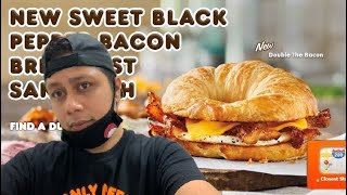 HOW TO MAKE SWEET BLACK PEPPER BACON AT DUNKIN DONUTS