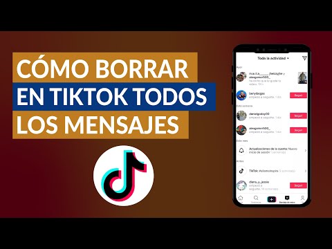 ¿Cómo Borrar en TikTok Todos los Mensajes? - iOS y Android