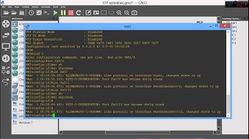 STP UPLINKFAST on gns3