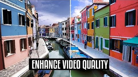 Title adjust brightness contrast highlights of your video