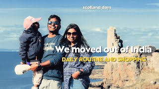 We moved out of India|Scotland days| Life Updates| Daily routine#homemaker #baking #glasgow