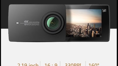 Xiaomi Yi II 4K Action Camera VS GoPro Hero4 | Electronic image stabilization comparsion